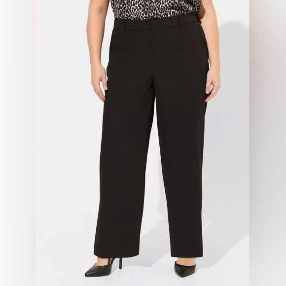 torrid Pants - Torrid Black Wide Leg City Twill High Rise Pant 18R NWT 40740016